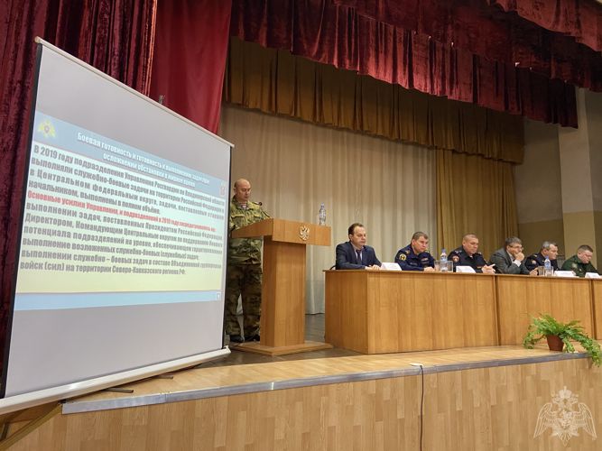 В Управлении Росгвардии по Владимирской области подвели итоги работы уходящего года