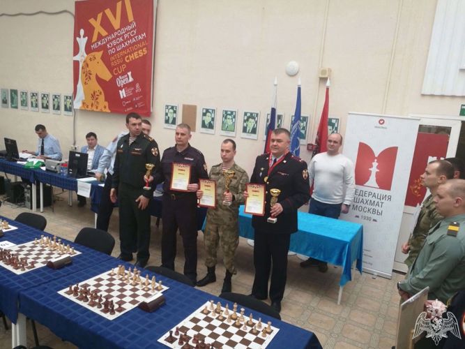 Команда Управления стала призером чемпионата Центрального округа по шахматам