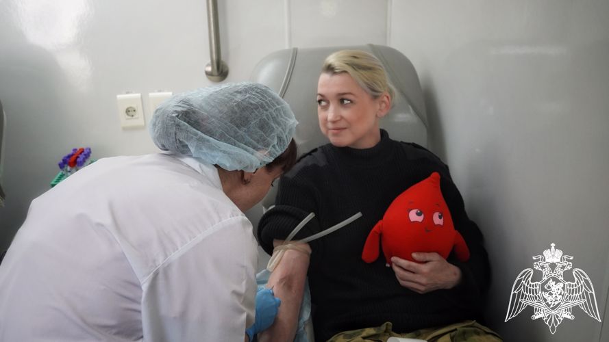 Росгвардейцы из Владимира поддержали донорскую акцию «От сердца к сердцу» (ВИДЕО)