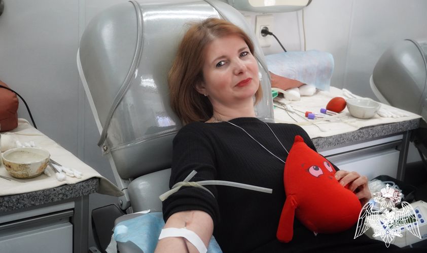 Росгвардейцы из Владимира поддержали донорскую акцию «От сердца к сердцу» (ВИДЕО)