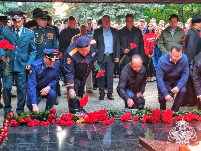 Во Владимире Росгвардейцы приняли участие во всероссийской акции «Свеча Памяти»