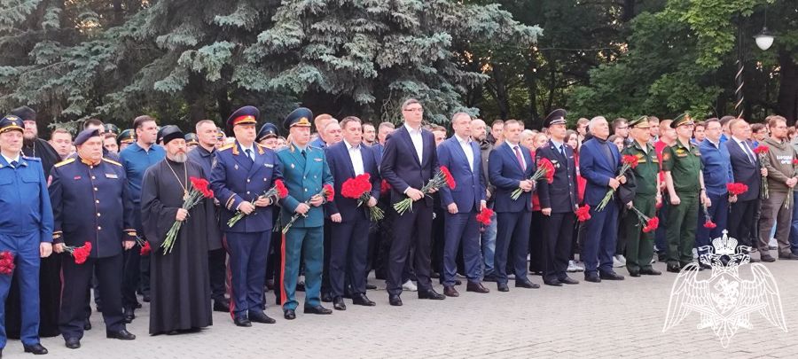 Во Владимире Росгвардейцы приняли участие во всероссийской акции «Свеча Памяти»