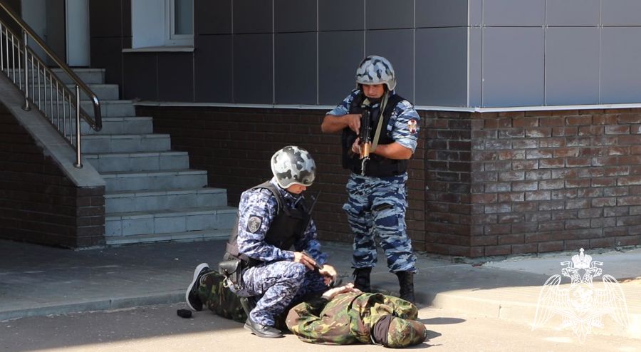 Сотрудники Росгвардии приняли участие в межведомственных учениях во Владимирской области (ВИДЕО)