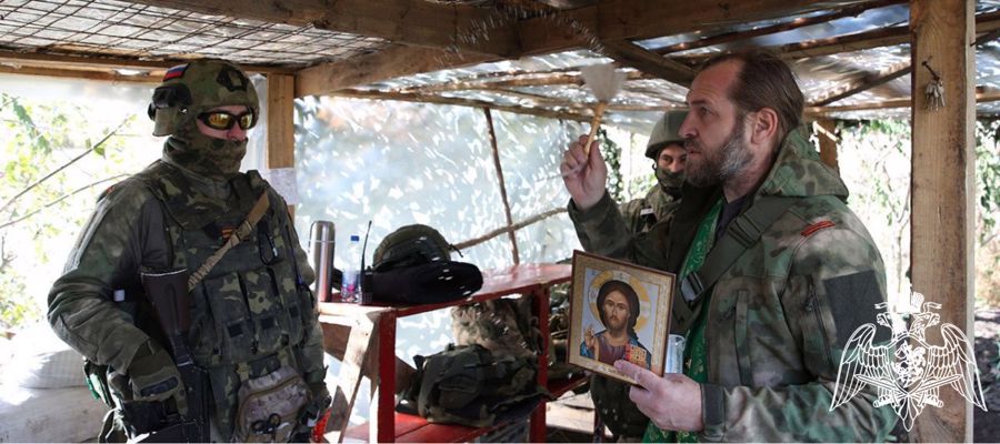СВЯЩЕННОСЛУЖИТЕЛЬ ПОСЕТИЛ С ДУХОВНОЙ МИССИЕЙ ПОДРАЗДЕЛЕНИЯ РОСГВАРДИИ В ДНР