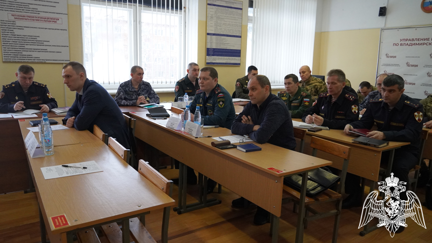 В региональном Управлении росгвардии состоялось заседание Оперативного штаба