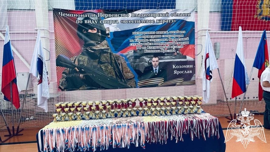 Во Владимирской области прошел чемпионат по всестилевому каратэ памяти погибшего росгвардейца Ярослава Коломина