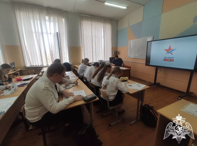 Владимирские росгвардейцы приняли участие в акции «Диктант победы»