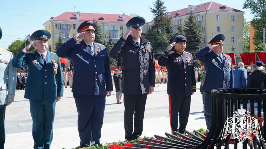 ВОЕННОСЛУЖАЩИЕ И СОТРУДНИКИ ЦЕНТРАЛЬНОГО ОКРУГА РОСГВАРДИИ ПРИНЯЛИ УЧАСТИЕ В ПРАЗДНИЧНЫХ МЕРОПРИЯТИЯХ КО ДНЮ ПОБЕДЫ