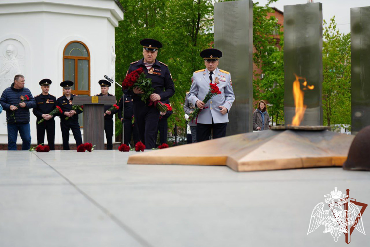 ВОЕННОСЛУЖАЩИЕ И СОТРУДНИКИ ЦЕНТРАЛЬНОГО ОКРУГА РОСГВАРДИИ ПРИНЯЛИ УЧАСТИЕ В ПРАЗДНИЧНЫХ МЕРОПРИЯТИЯХ КО ДНЮ ПОБЕДЫ 