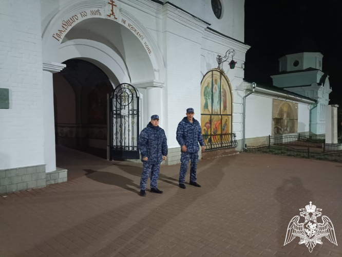Росгвардейцы обеспечили безопасность мероприятий в честь Пасхи Христовой во Владимирской области