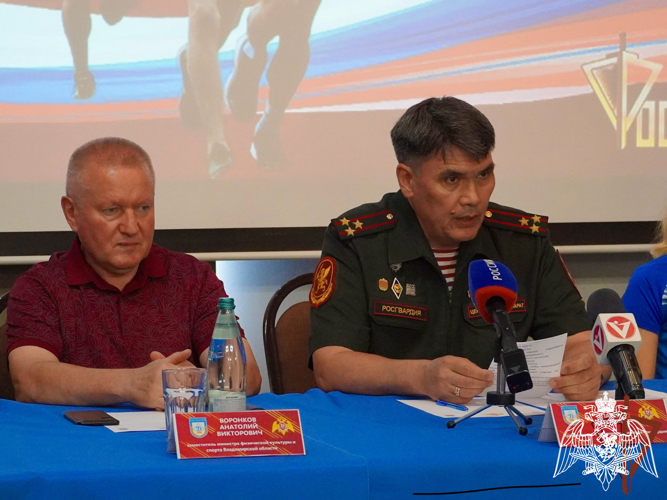 Брифинг по вопросам предстоящих чемпионатов Росгвардии по легкоатлетическому кроссу и служебному биатлону прошёл во Владимире 