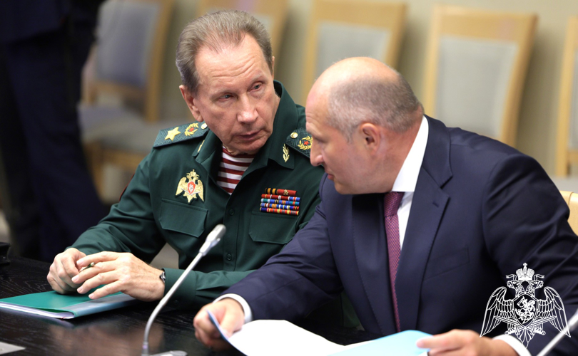 Генерал армии Виктор Золотов принял участие в оперативном совещании под руководством Президента России