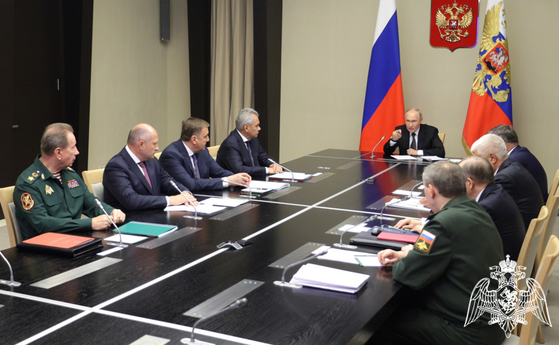 Генерал армии Виктор Золотов принял участие в оперативном совещании под руководством Президента России