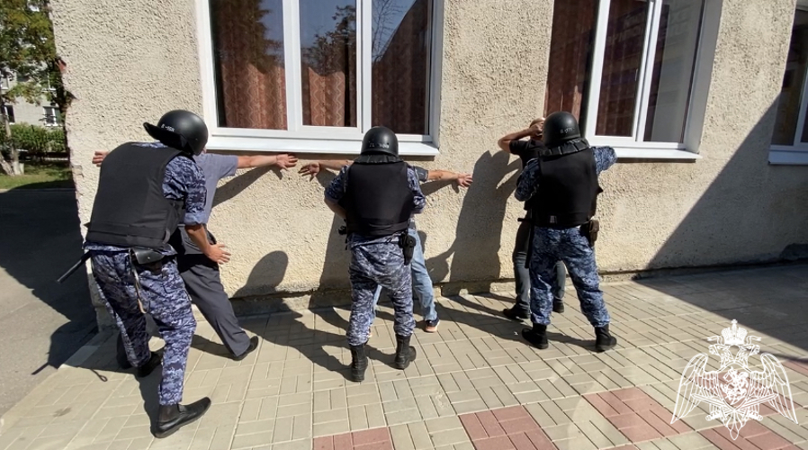 Во Владимире сотрудники Росгвардии приняли участие во всероссийских антитеррористических учениях