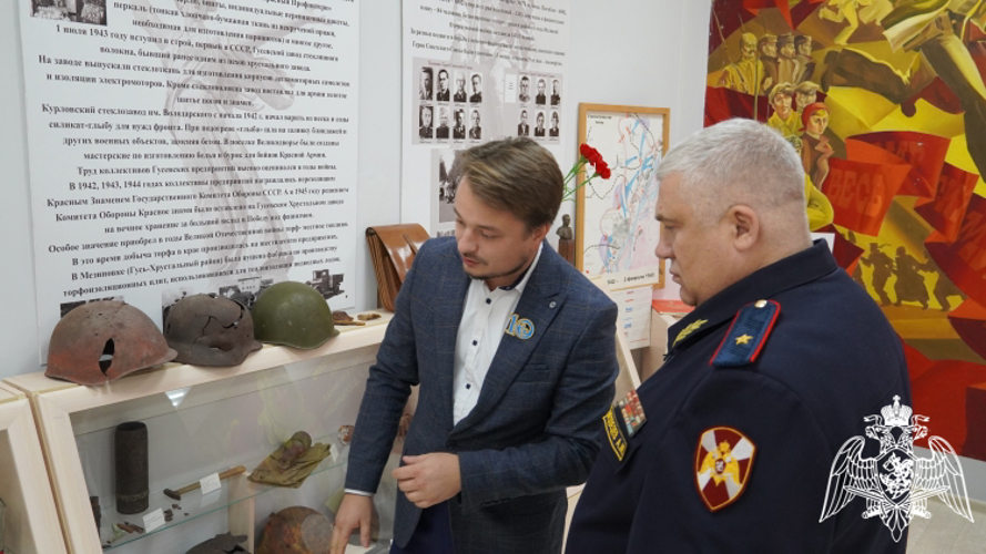 Во Владимирской области открыли первый кадетский класс Росгвардии 