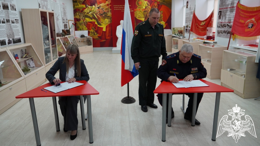 Во Владимирской области открыли первый кадетский класс Росгвардии 