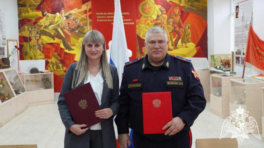 Во Владимирской области открыли первый кадетский класс Росгвардии 