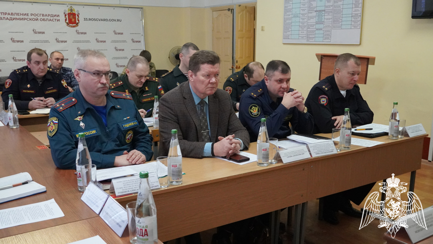 В региональном Управлении Росгвардии состоялось заседание оперативного штаба