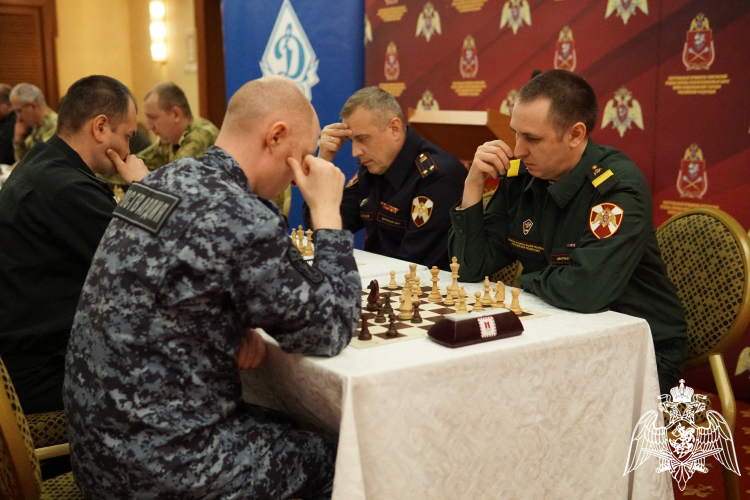Владимирские росгвардейцы стали победителями на чемпионате Центрального округа Росгвардии по шахматам