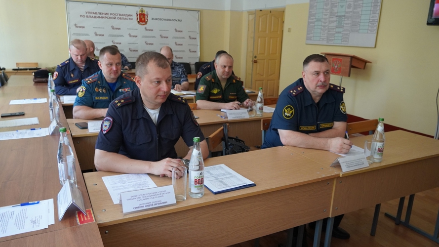 В региональном Управлении Росгвардии состоялось заседание Оперативного штаба