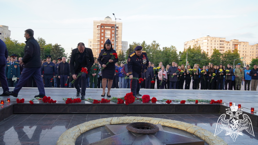 Владимирские росгвардейцы приняли участие во Всероссийской акции «Свеча памяти»