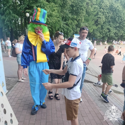 Дети Владимирских Росгвардейцев приняли участие в праздничных мероприятиях, посвященных международному Дню защиты детей