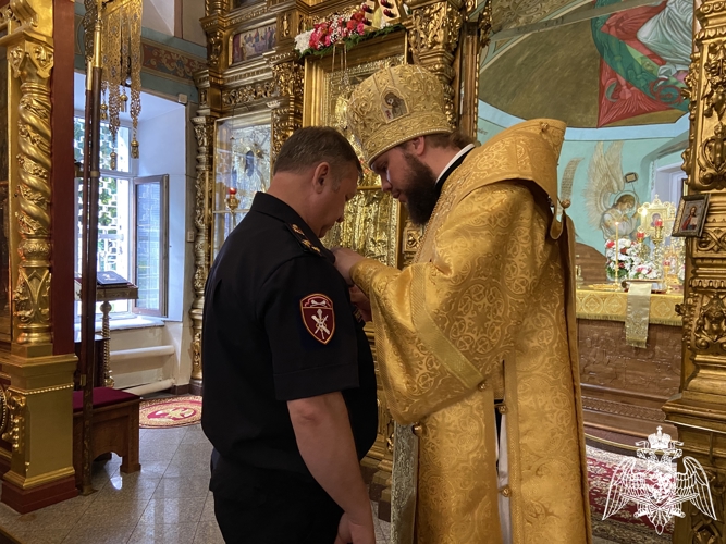 В территориальном Управлении Росгвардии прошел молебен в честь празднования Дня крещения Руси