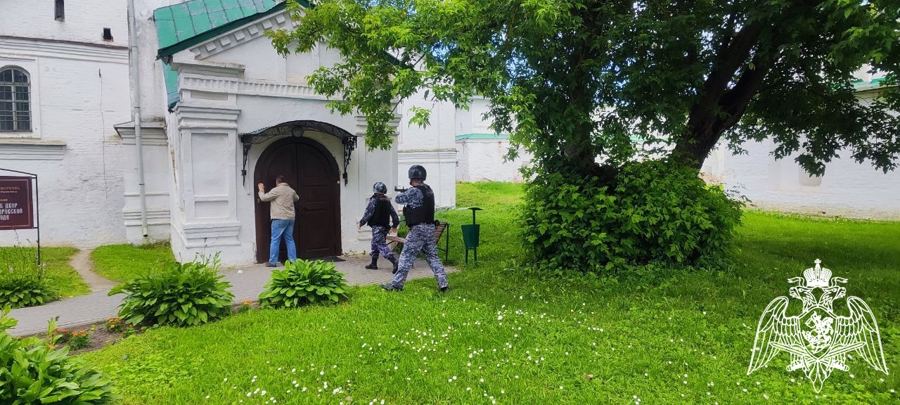 Во Владимирской области сотрудники Росгвардии и МВД провели тренировку на охраняемом объекте