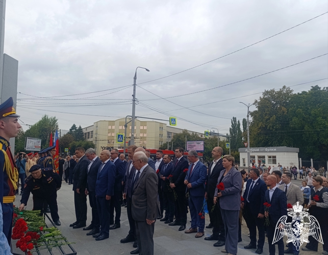 Начальник регионального Управления Росгвардии принял участие в церемонии открытия стелы «Владимир — город трудовой доблести» 