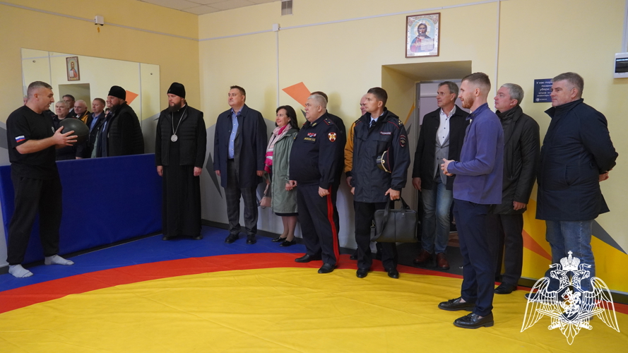 Начальник регионального Управления Росгвардии принял участие в торжественном открытии Центра русской культуры и спорта «Боголюбский»