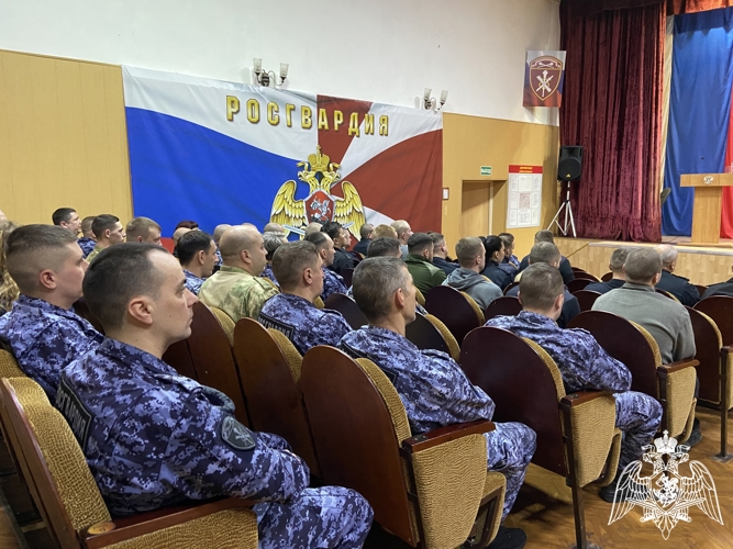 В территориальном Управлении Росгвардии прошел вечер вопросов и ответов
