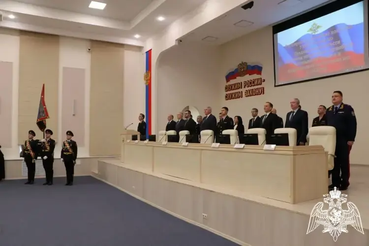 Заместитель начальника территориального Управления Росгвардии принял участие в коллегии МВД