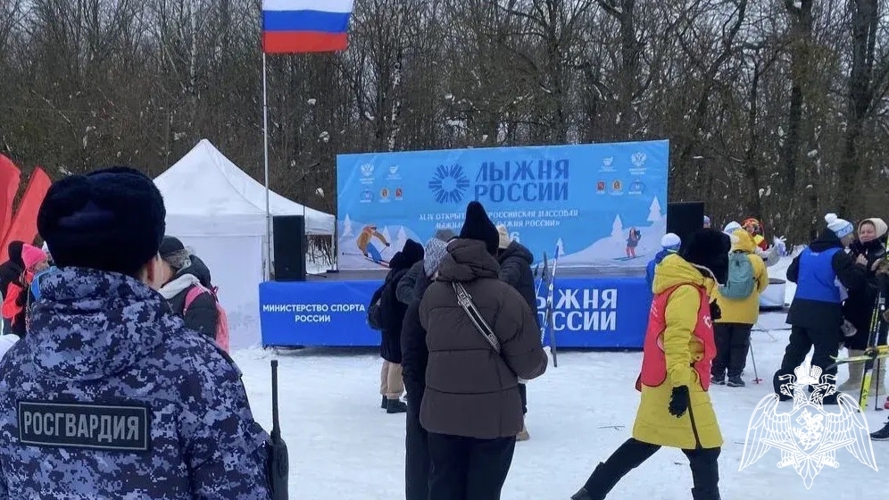 Во Владимире росгвардейцы обеспечили охрану общественного порядка на «Лыжне России»