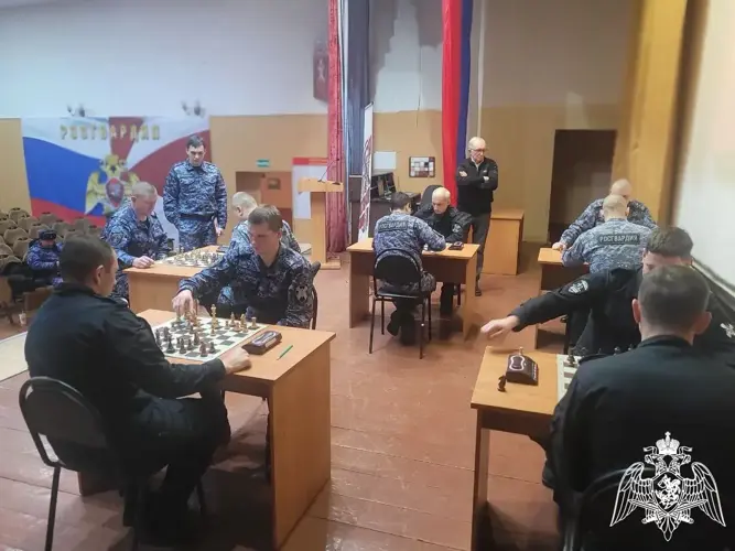 Во Владимире прошёл шахматный турнир среди сотрудников и военнослужащих Росгвардии