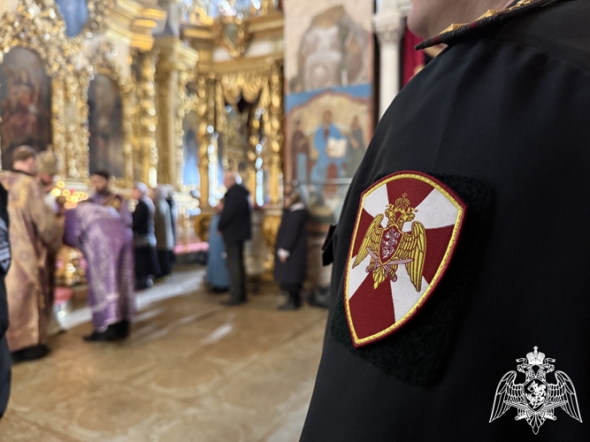 Митрополит Владимирский и Суздальский поздравил сотрудников и военнослужащих территориального Управления Росгвардии с 10-летием образования ведомства