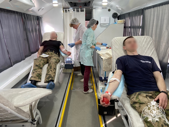 В региональном Управлении Росгвардии прошла донорская акция «От сердца к сердцу»