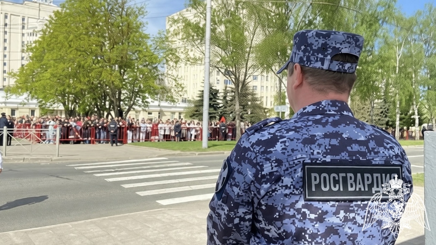 Владимирские росгвардейцы приняли участие в праздничных мероприятиях Дня Победы