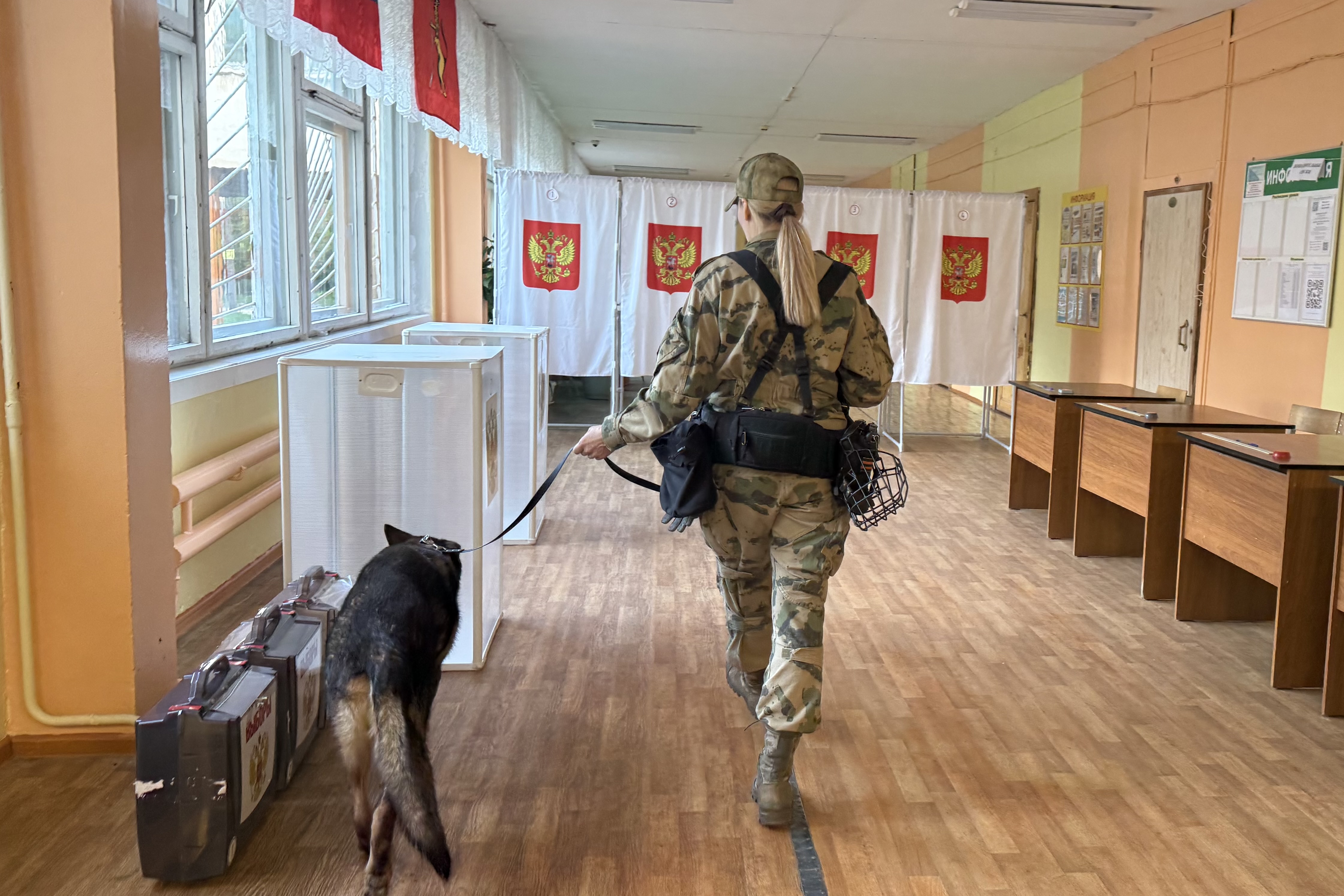 Владимирские Росгвардейцы обеспечивают правопорядок в период проведения выборов в регионе