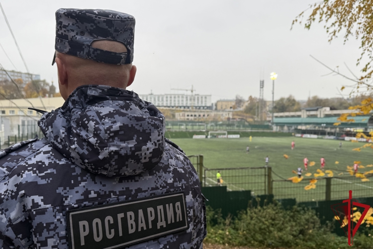 Сотрудники Управления Росгвардии обеспечили правопорядок на футбольном матче во Владимире